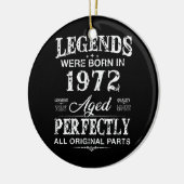 ヴィンテージおもしろい1972年50歳 セラミックオーナメント (左)