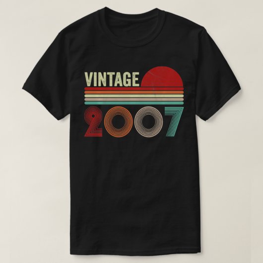 ヴィンテージおもしろい2007年13歳男の子と女の子13t tシャツ (デザイン正面)