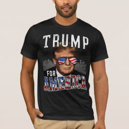 ヴィンテージおもしろいUSAサングラスドナルドトランプ Tシャツ