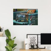 ヴィンテージおもちゃカレンダーポスター ポスター (ホームオフィス)