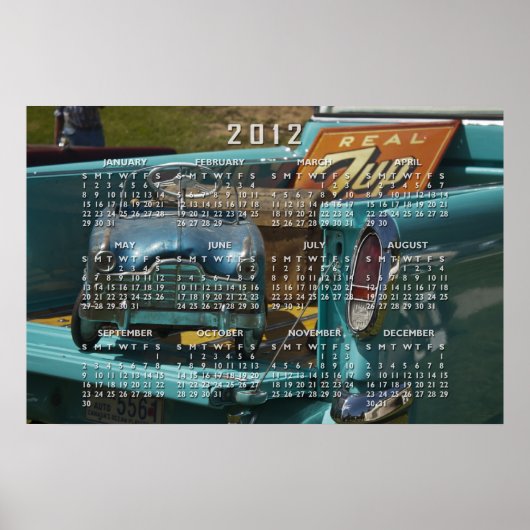 ヴィンテージおもちゃカレンダーポスター ポスター (正面)