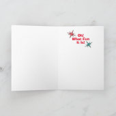 ヴィンテージおもちゃペダル車レトロクリスマスカード シーズンカード (内部)