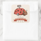 ヴィンテージおもちゃラディバグ赤ちゃんシャワー スクエアシール (バッグ)