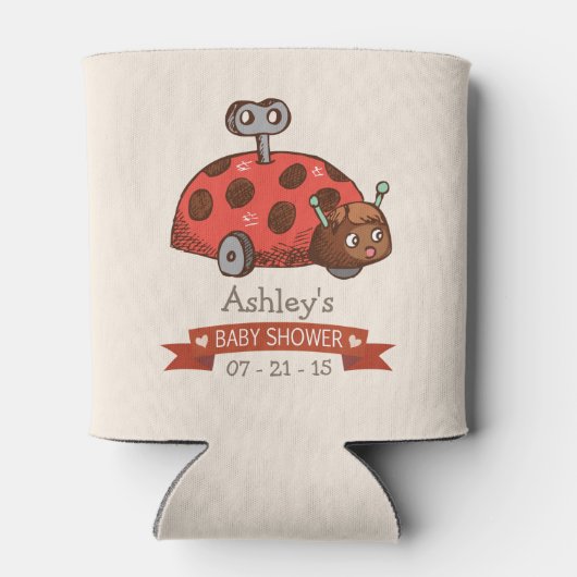 ヴィンテージおもちゃラディバグ赤ちゃんシャワー 缶クーラー (裏面)