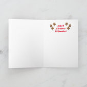 ヴィンテージおもちゃレトロクリスマスカード シーズンカード (内部)