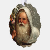 ヴィンテージおもちゃ雪のクリスマス オーナメントカード (左)