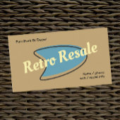 ヴィンテージおよびレトロの再販業者 名刺