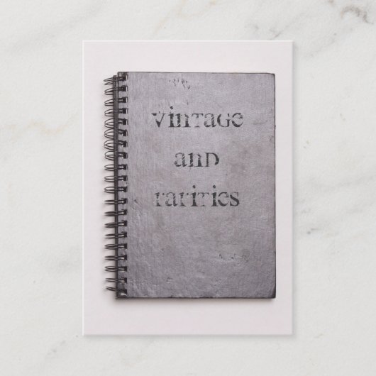 ヴィンテージおよび利害性名刺 名刺 (正面)