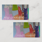 ヴィンテージおよび収集できるオートクチュール 名刺 (正面/裏面)