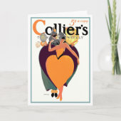 ヴィンテージお気に入りの「ミステリー」衣装ボール挨拶 カード (正面)