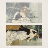 ヴィンテージお気に入りサンキューカードシティダンスbyルノアール (正面&裏面)