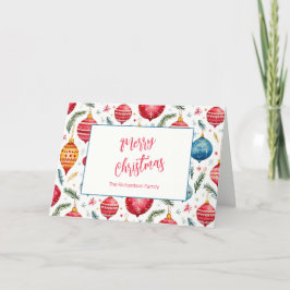 ヴィンテージお洒落クリスマスオーナメント シーズンカード