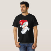 ヴィンテージお洒落クリスマスホーホーホーサンタ Tシャツ (正面フル)