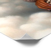 ヴィンテージお洒落グラマー: Afroピンアップヒョウ ポスター (角)