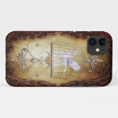 ヴィンテージお洒落ケージユニコーン Case-Mate iPhoneケース (裏面(横))