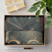 ヴィンテージお洒落ステームパンクリオンデコップページ 薄葉紙 (ギフト)