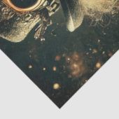 ヴィンテージお洒落ステームパンクリオンデコップページ 薄葉紙 (詳細)