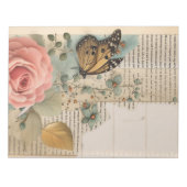 ヴィンテージお洒落ファンタジー迷惑ジャーナルメモ帳 ノートパッド (正面)