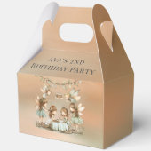 ヴィンテージお洒落妖精ガールバースデーパーティー フェイバーボックス (正面)