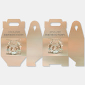 ヴィンテージお洒落妖精ガールバースデーパーティー フェイバーボックス (見開き)