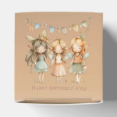 ヴィンテージお洒落妖精ガールバースデーパーティー フェイバーボックス (上部)