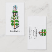 ヴィンテージお洒落庭師の名刺 名刺 (正面/裏面)