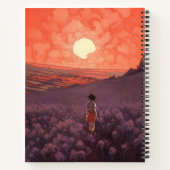 ヴィンテージお洒落構図ノート ノートブック (裏面)