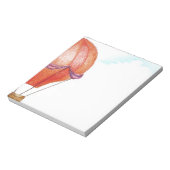 ヴィンテージお洒落熱気球 ノートパッド (回転)