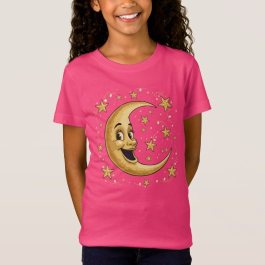 ヴィンテージお洒落・イン・ザ・ムーン | ゴールデンセレスティ Tシャツ (正面)