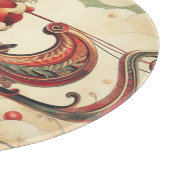 ヴィンテージお洒落/サンタ/クリスマス カッティングボード (角)