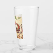 ヴィンテージお洒落/サンタ/クリスマス タンブラーグラス (左)