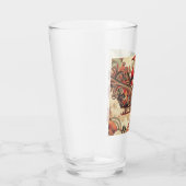 ヴィンテージお洒落/サンタ/クリスマス タンブラーグラス (右)