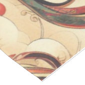 ヴィンテージお洒落/サンタ/クリスマス テーブルクロス (アングル)