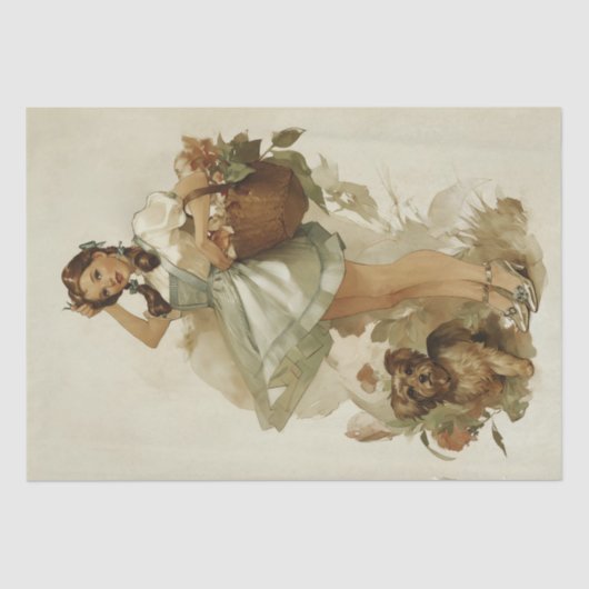 ヴィンテージお洒落・ドロシー 薄葉紙 (正面)