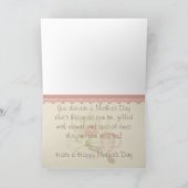 ヴィンテージお茶の母の日カード カード (内部)