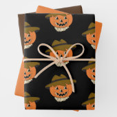 ヴィンテージかかしの折り返し紙シート ラッピングペーパーシート (インサイチュ)