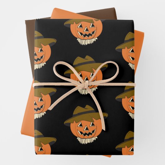 ヴィンテージかかしの折り返し紙シート ラッピングペーパーシート (インサイチュ)