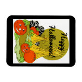 ヴィンテージかぼちゃパッチ マグネット (横)