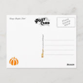 ヴィンテージかぼちゃラベル ポストカード (裏面)