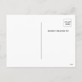 ヴィンテージかぼちゃ彫り招待状はがき シーズンポストカード (裏面)