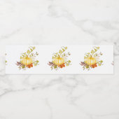 ヴィンテージかぼちゃ感謝祭素朴秋 ペットボトルラベル (シングルラベル)