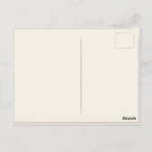 ヴィンテージから夏はがき[文字2] ポストカード (裏面)