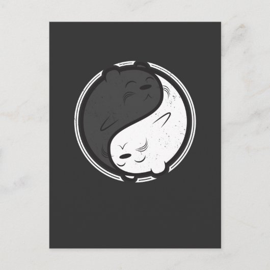 ヴィンテージかわいいかわいいオッターシャツ ポストカード (正面)