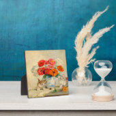 ヴィンテージかわいいキットンメタプルケバウムの油絵 フォトプラーク (インサイチュ)