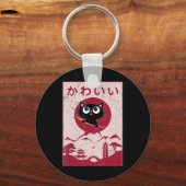 ヴィンテージかわいいキャットアニメ日本のギフトガールズボーイズ キーホルダー (正面)
