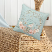 ヴィンテージかわいいクマ植物名男の赤ちゃん子供部屋 クッション