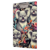 ヴィンテージかわいいコアラ絵を描ズ クリップボード (左)