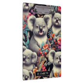 ヴィンテージかわいいコアラ絵を描ズ クリップボード (右)