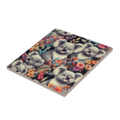 ヴィンテージかわいいコアラ絵を描ズ タイル (側面)