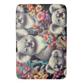 ヴィンテージかわいいコアラ絵を描ズ バスマット (正面縦)